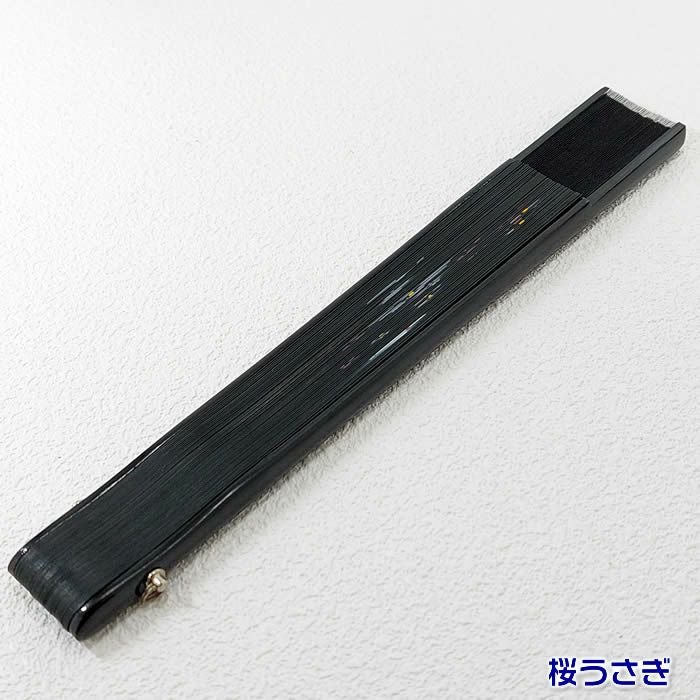 和柄扇子女性用【桜うさぎ／パープル・エンジ・黒】２１ｃｍシルクペンテックス58495a-59-193/59-194/59-195扇面・・シルク/扇骨・・竹[母の日プレゼント/ギフト/おしゃれ/外国人お土産/和柄扇子/扇子名入れ可能(有料)/チャーム取付可能]【ネコポス送料無料】