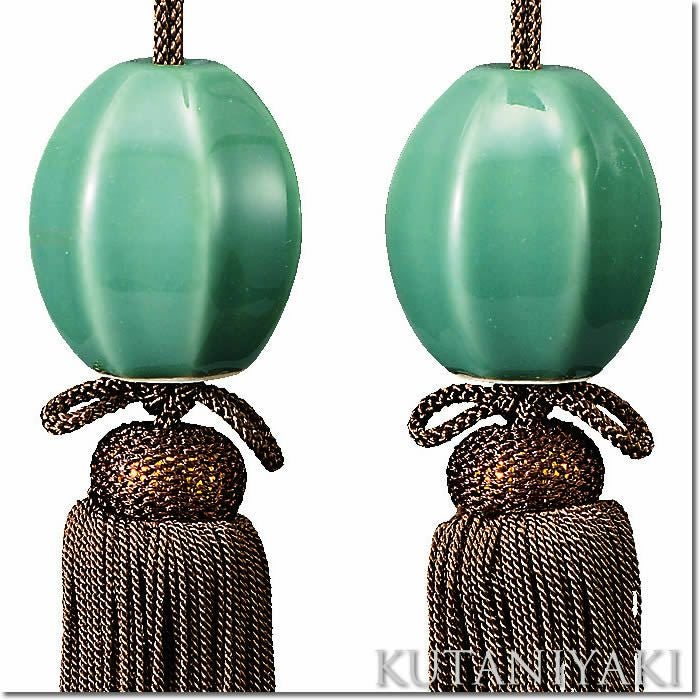 あす楽対応！【九谷焼の風鎮・青磁】k4-1647即日発送[掛軸/掛け軸/ふうちん]【あす楽対応_関東】【あす楽対応_関西】【あす楽対応_東海】【あす楽対応_四国】