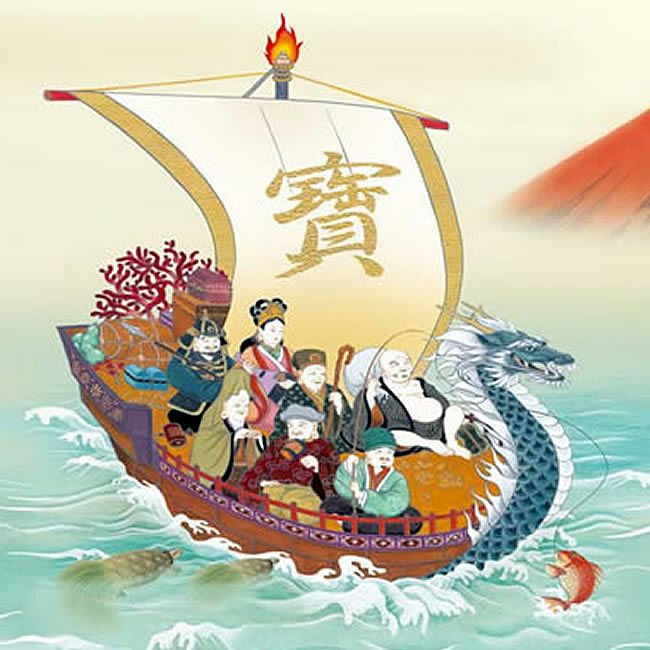 開運画（七福神）
