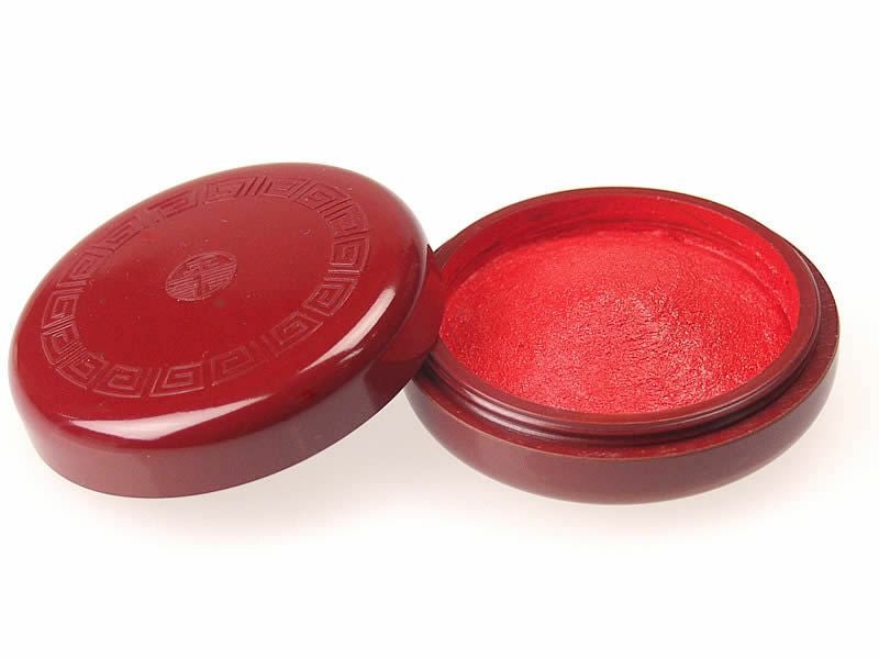 金龍印色４０号/２０ｇ（４２ｍｍ）落款用朱肉